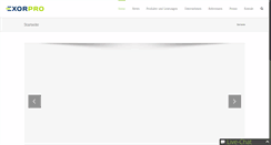 Desktop Screenshot of exorpro.de